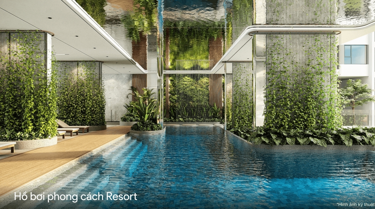 Tiện ích hồ bơi Monrei Saigon phong cách Resort